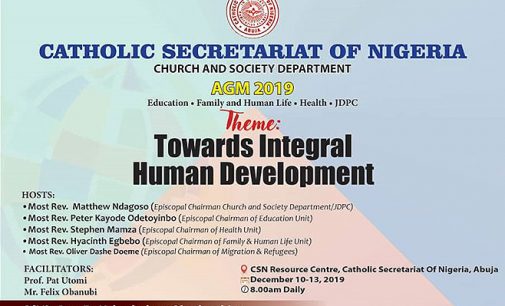 Church And Society Department AGM 2019