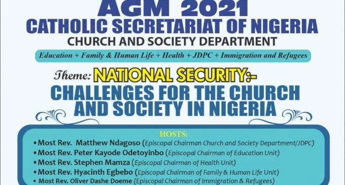 Church and Society Department : 2021 AGM