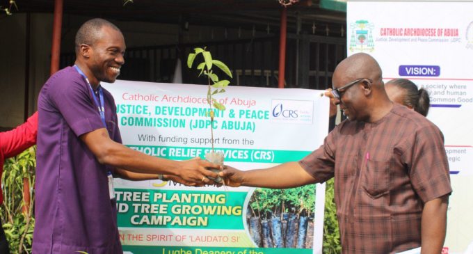 Justice, Development and Peace Commission contributes 10,000 tree saplings in Abuja in response to climate change
