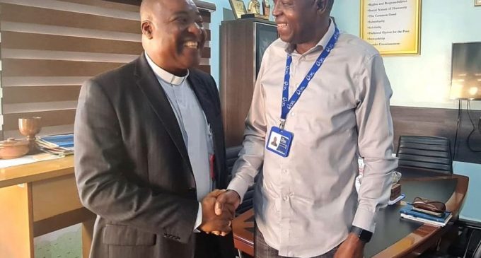 The New Country Representative of Catholic Relief Services Nigeria Mr. Akin Kikonda Paid a Courtesy Visit to Caritas Nigeria