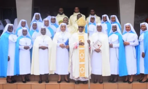 Archbishop Valerian Okeke Consecrates 13 new IHM sisters