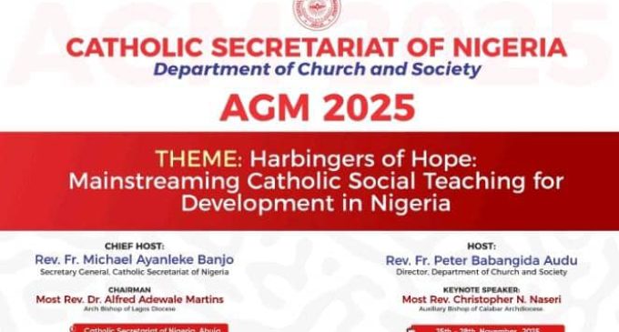 Annual General Meeting – Church & Society Department