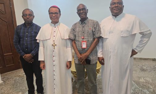The JDPC Team paid an Advocacy Visit to the Archbishop of Owerri.