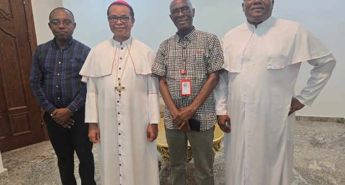 The JDPC Team paid an Advocacy Visit to the Archbishop of Owerri.